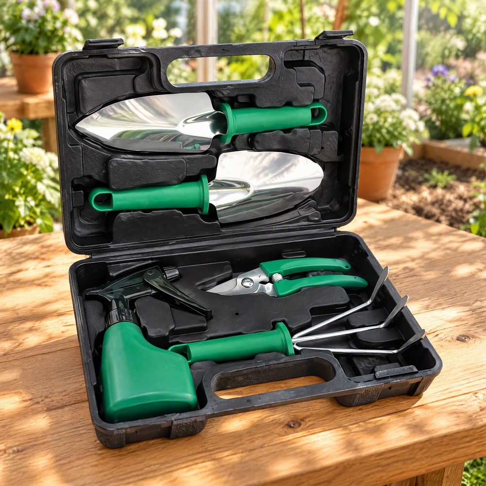 Trowel Garden Tools - 5-częściowy zestaw narzędzi ogrodniczych ze stali
