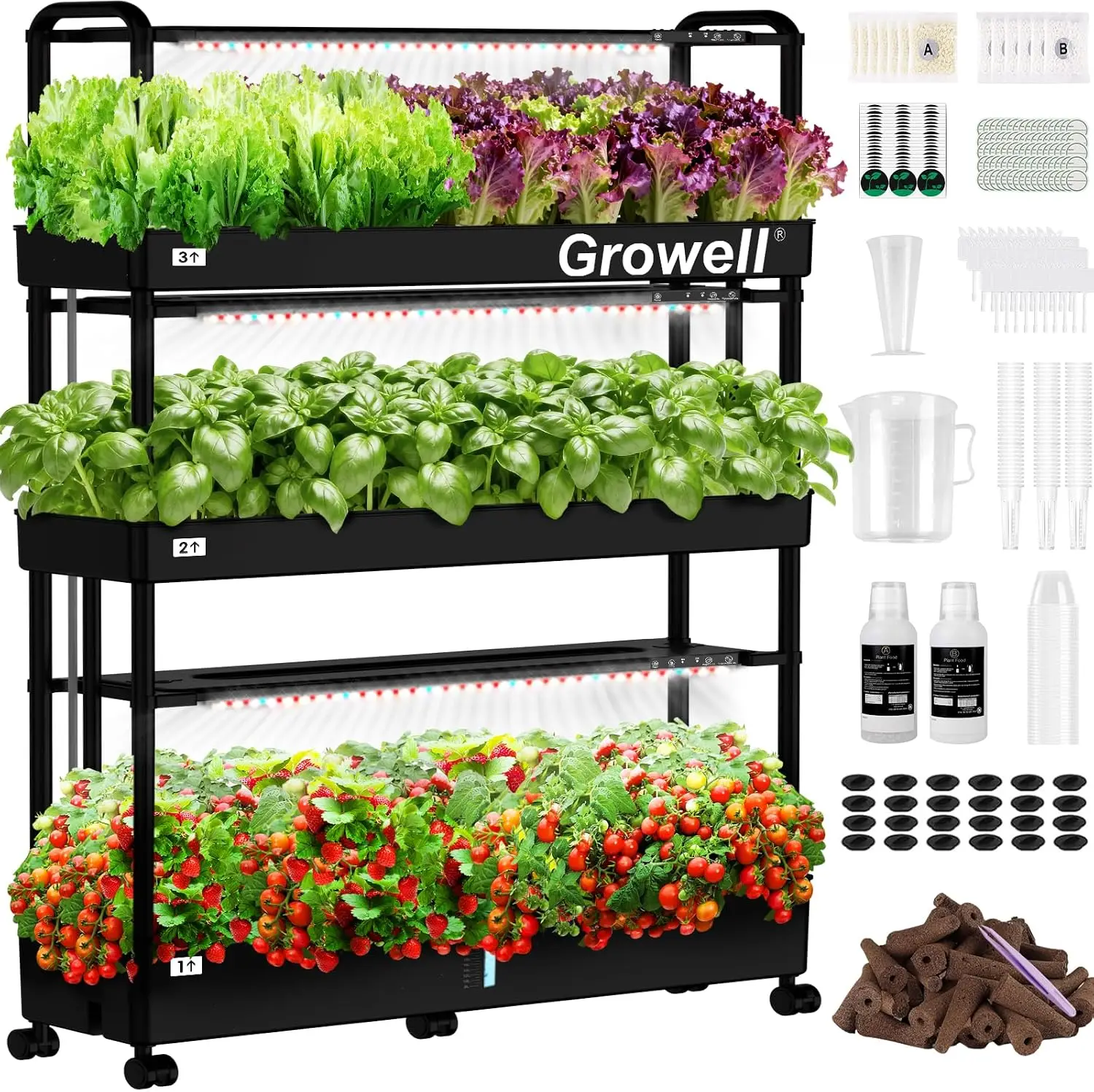Indoor Herb Garden - Duży zestaw do hydroponicznej uprawy, 90