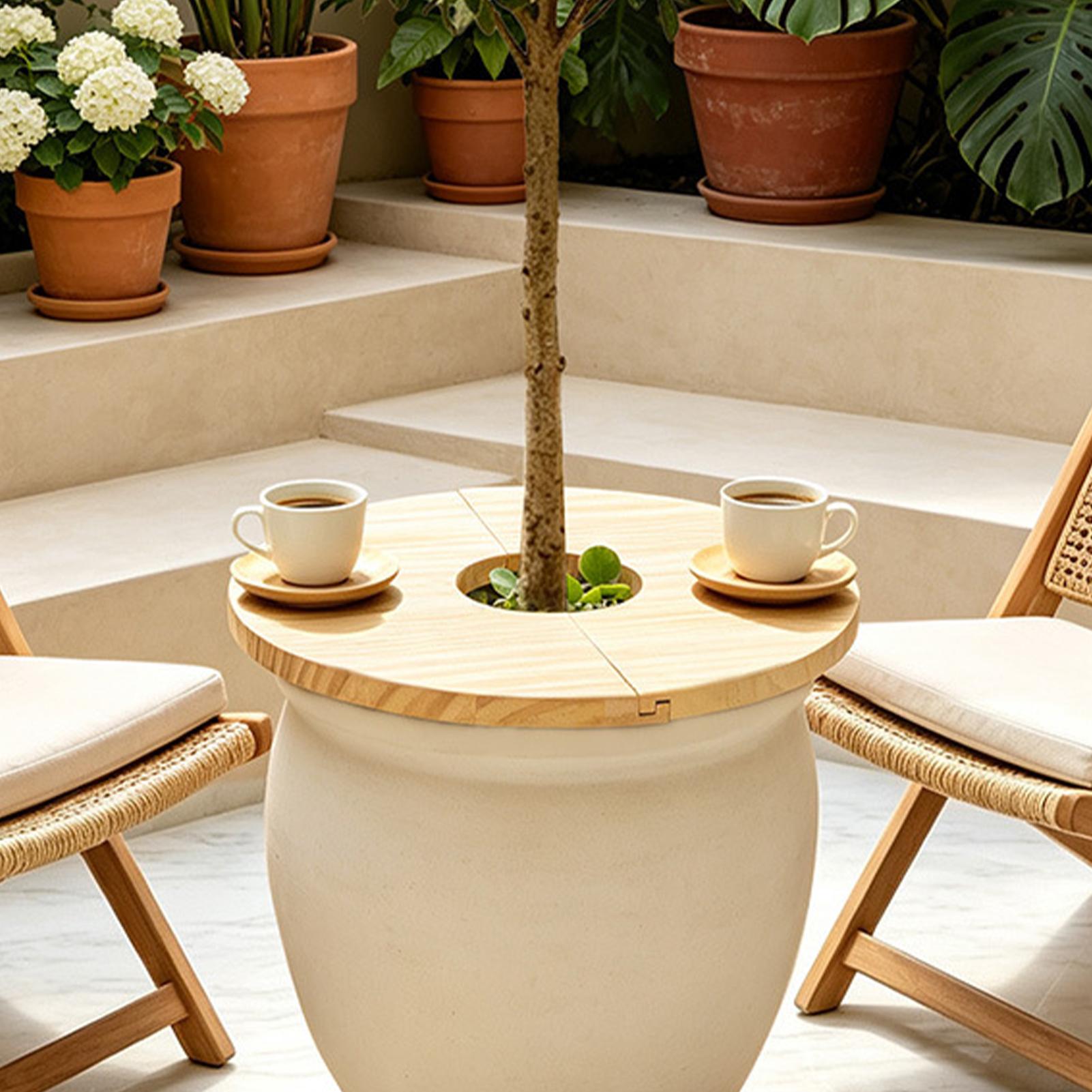 Drewniane osłonki na doniczki, – Indoor Herb Garden recenzja i cena