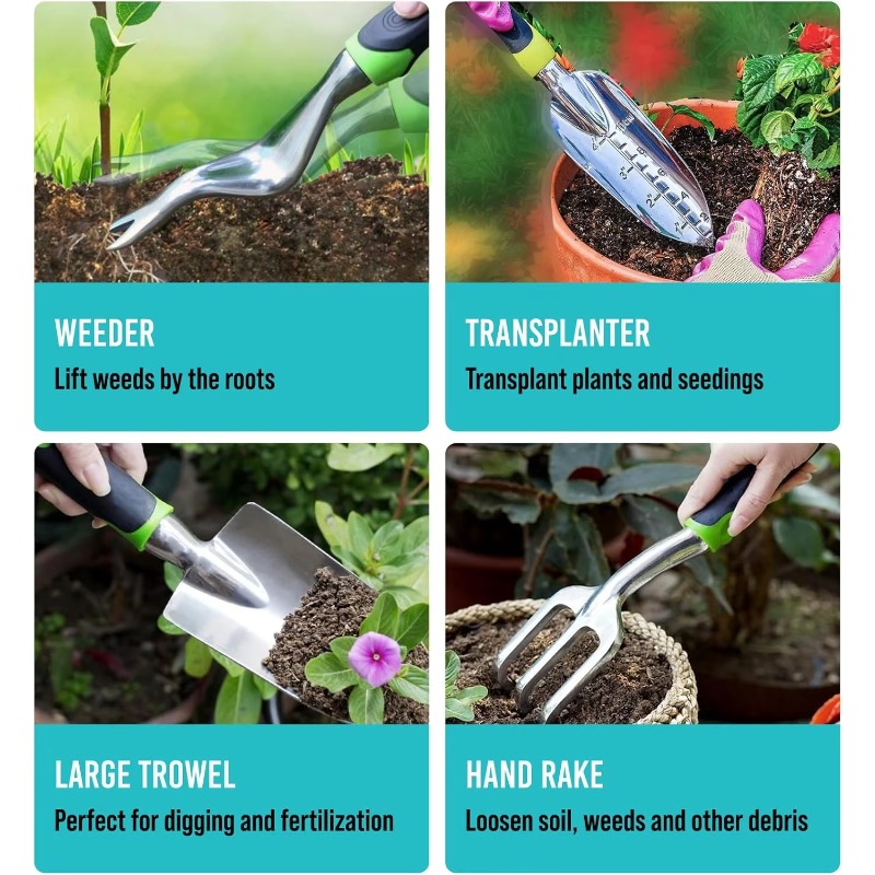 9-częściowy ergonomiczny zesta – Trowel Garden Tools recenzja i cena