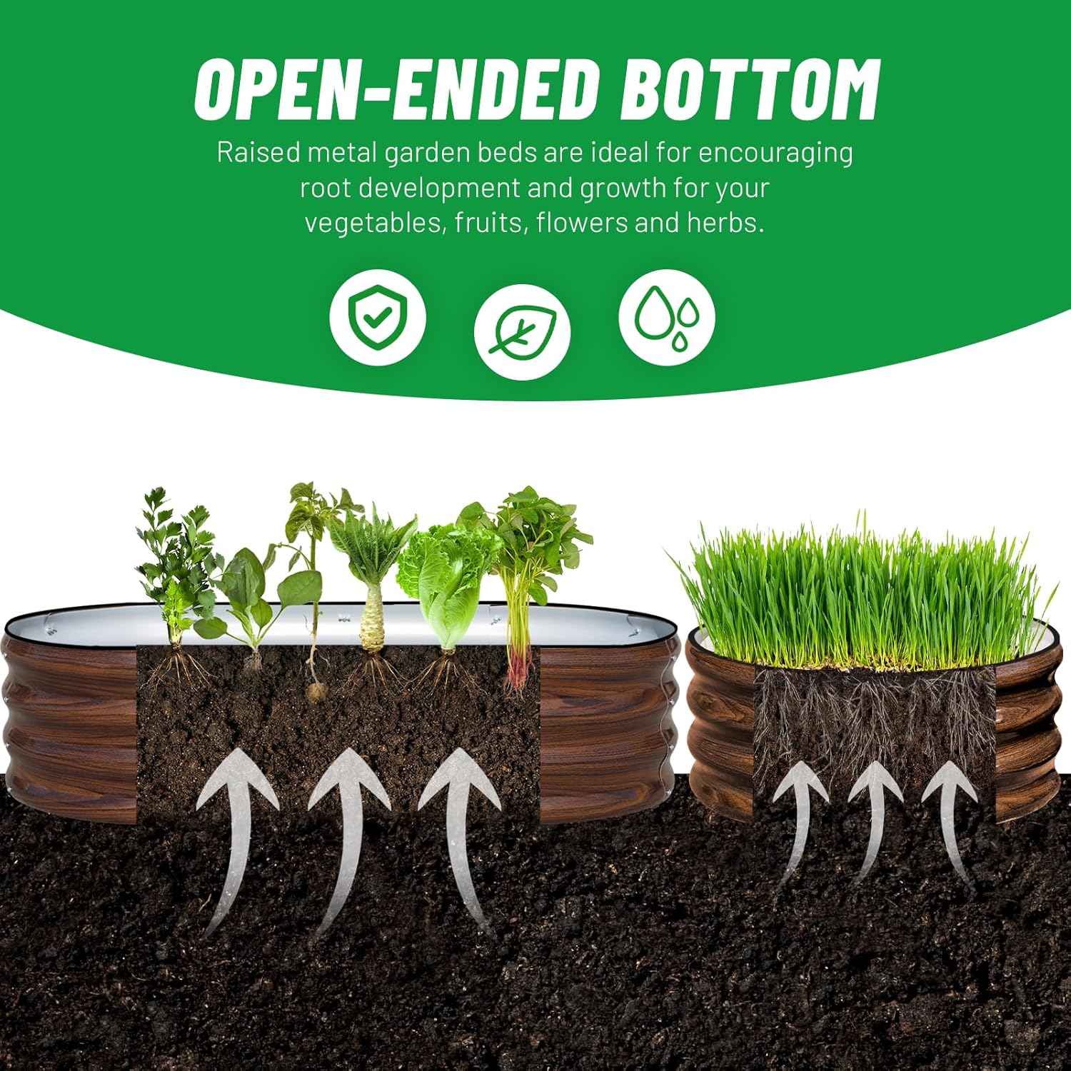 Zestaw 3 podwyższonych zarośló – Raised Garden Bed recenzja i cena