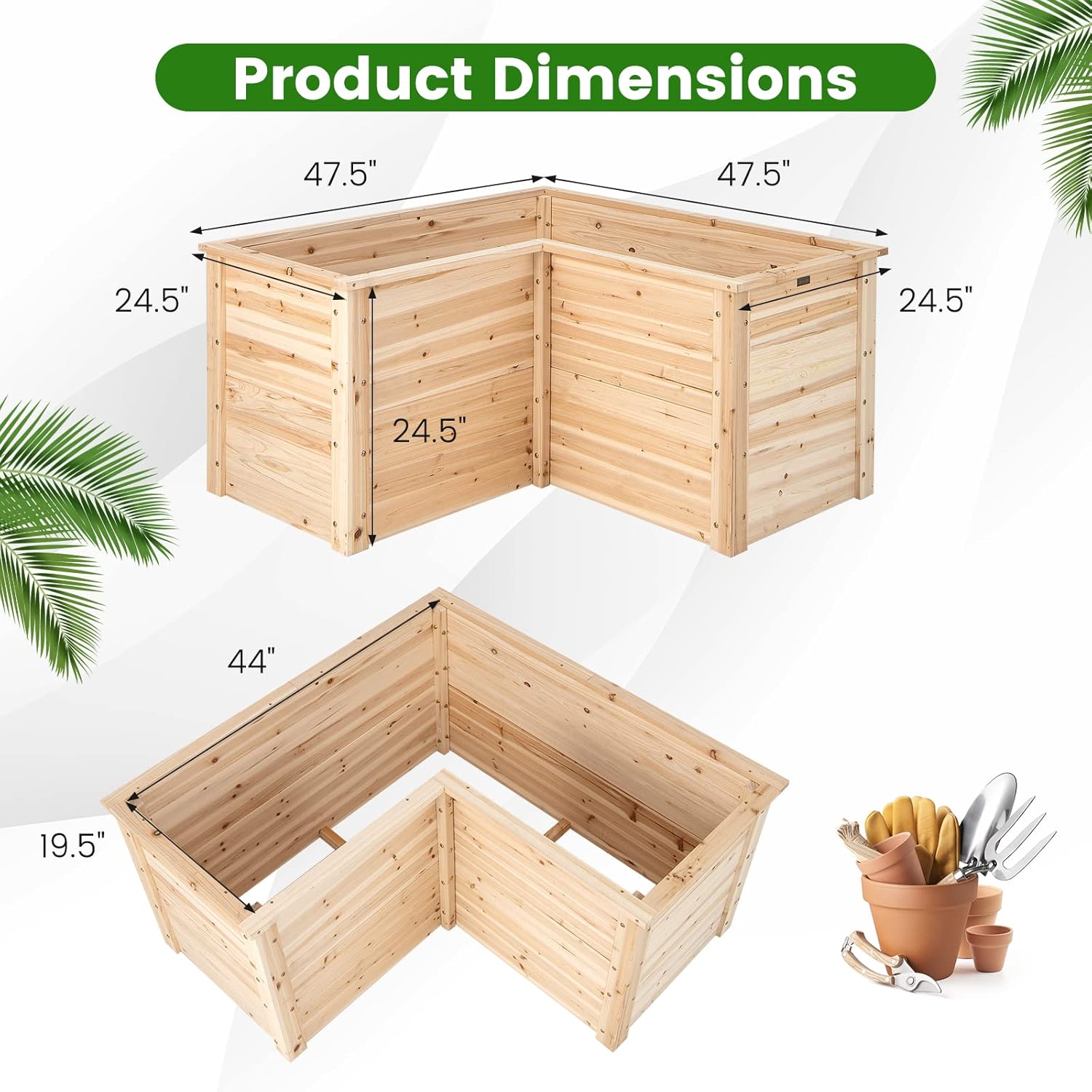 Zewnętrzna podwyższona grządka – Raised Garden Bed recenzja i cena